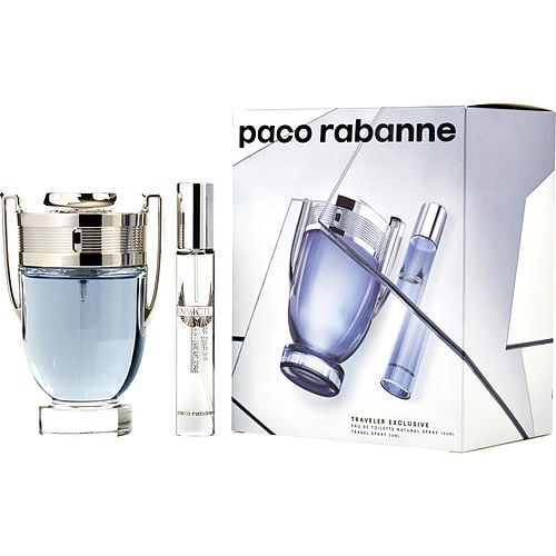 Paco Invictus By Paco Rabanne Piece Gift Set For Men - Main Image