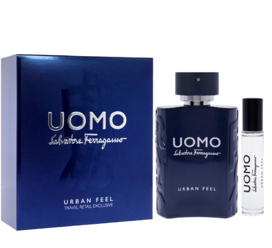 Salvatore Ferragamo Uomo Urban Feel Piece Gift Set For Men With