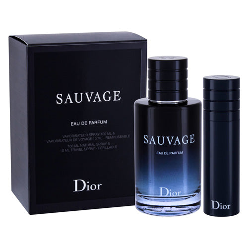 Dior Sauvage Eau De Parfum Piece Gift Set With Oz EDP Spray