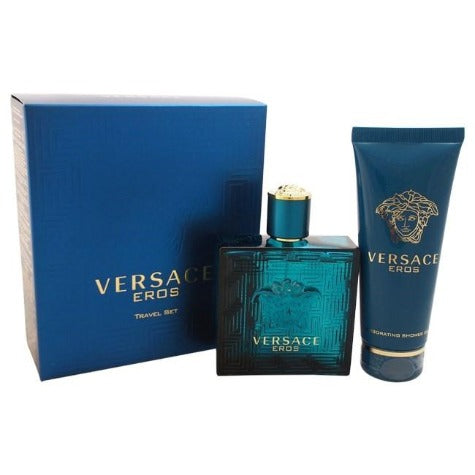 Versace Eros By Versace Piece Gift Set For Men With Oz Eau