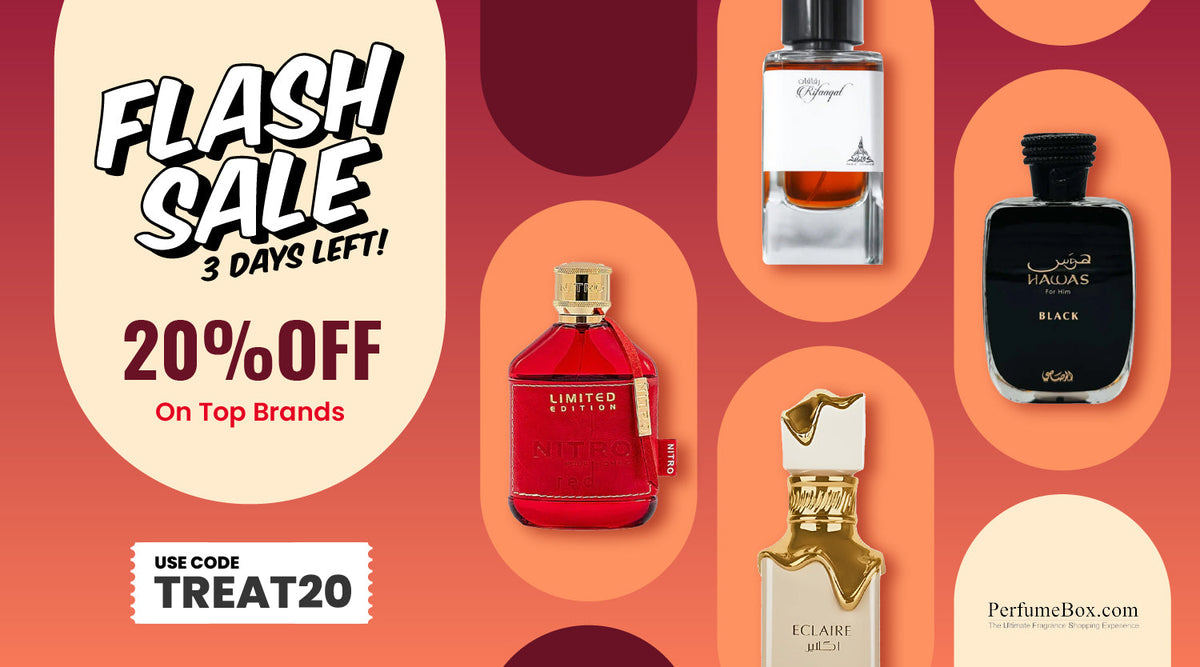3 Days Left Sale! Use TREAT20 Code to Get 20% Off on Top Perfume Brands