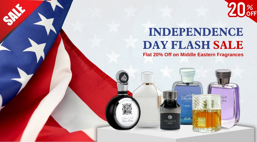 Independence Day Flash Sale: Flat 20% Off on Middle Eastern Fragrances