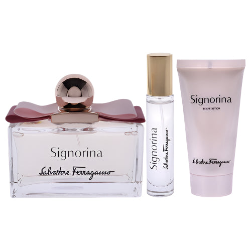 Signorina Eau De Parfum 3 Piece Gift Set