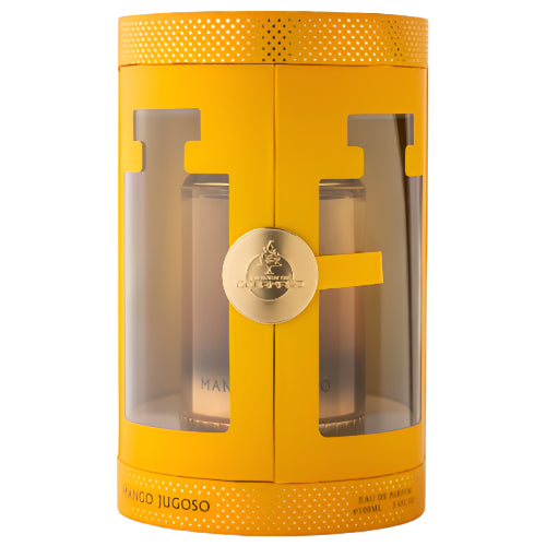 Paris Corner Ministry Of Gourmand Mango Jugoso yellow canister packaging box front view