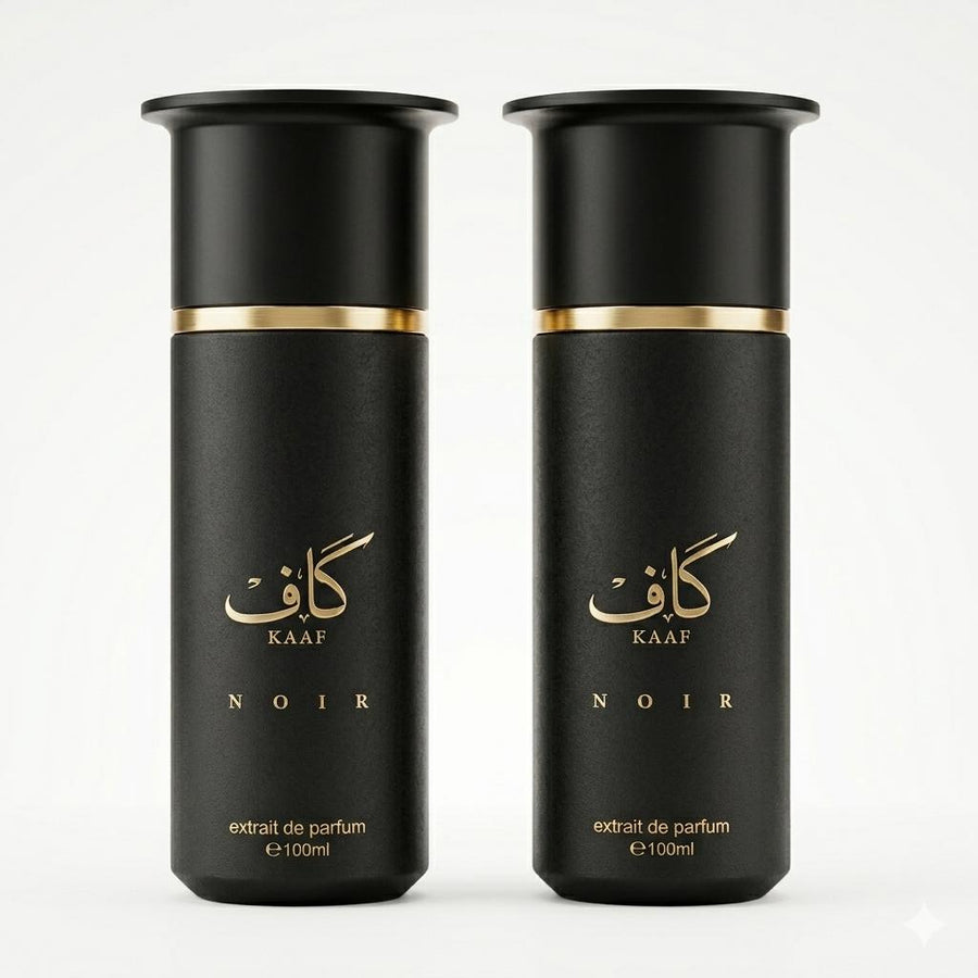 Ahmed Al Maghribi Kaaf Noir Bundle 3.4oz Extrait De Parfum – Unisex Perfume