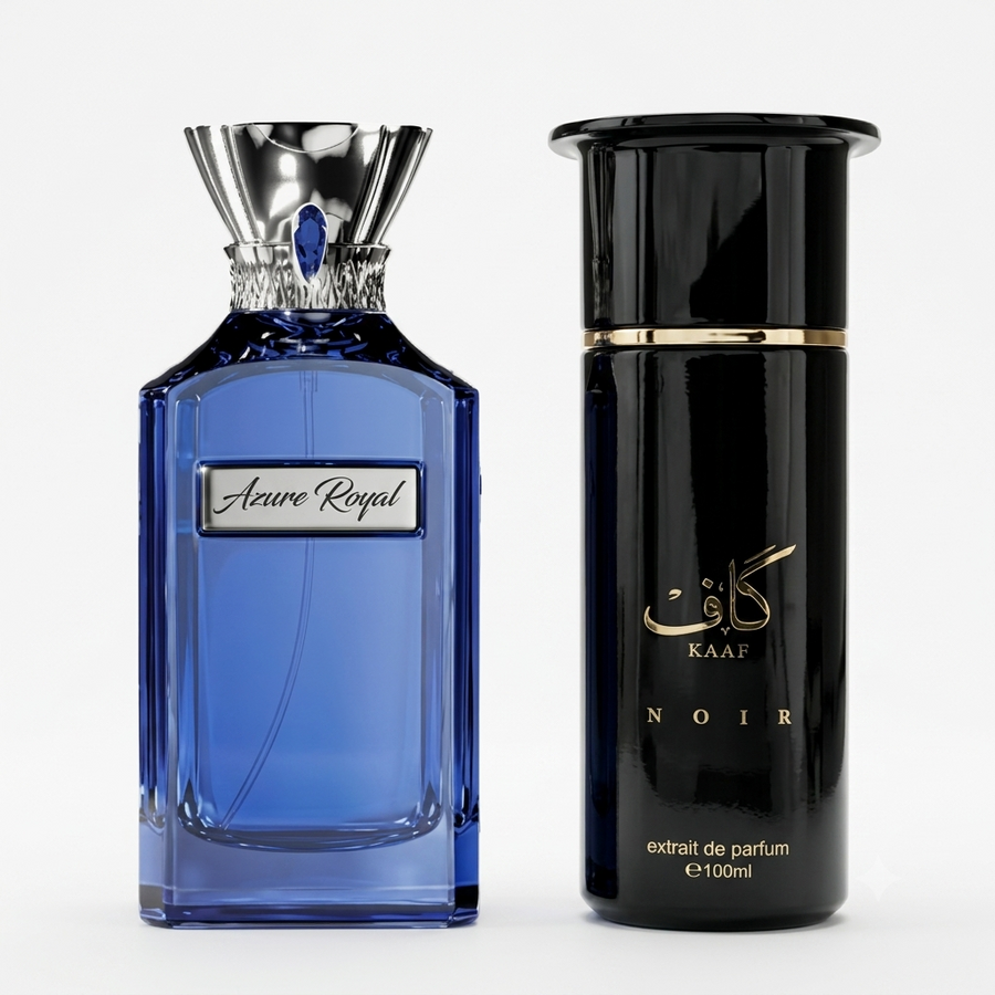 Ahmed Al Maghribi Azure Royal+ Ahmed Al Maghribi Kaaf Noir - Bundle