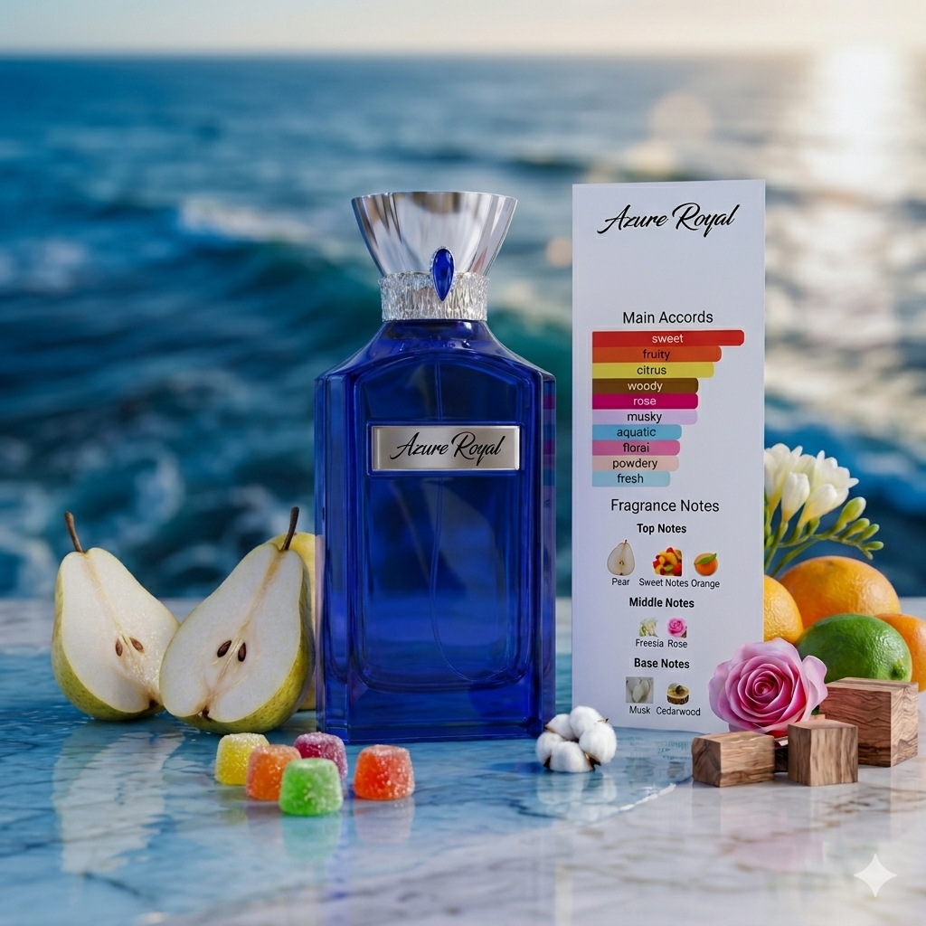 Ahmed Al Maghribi Azure Royal Extrait De Parfum  - Bundle