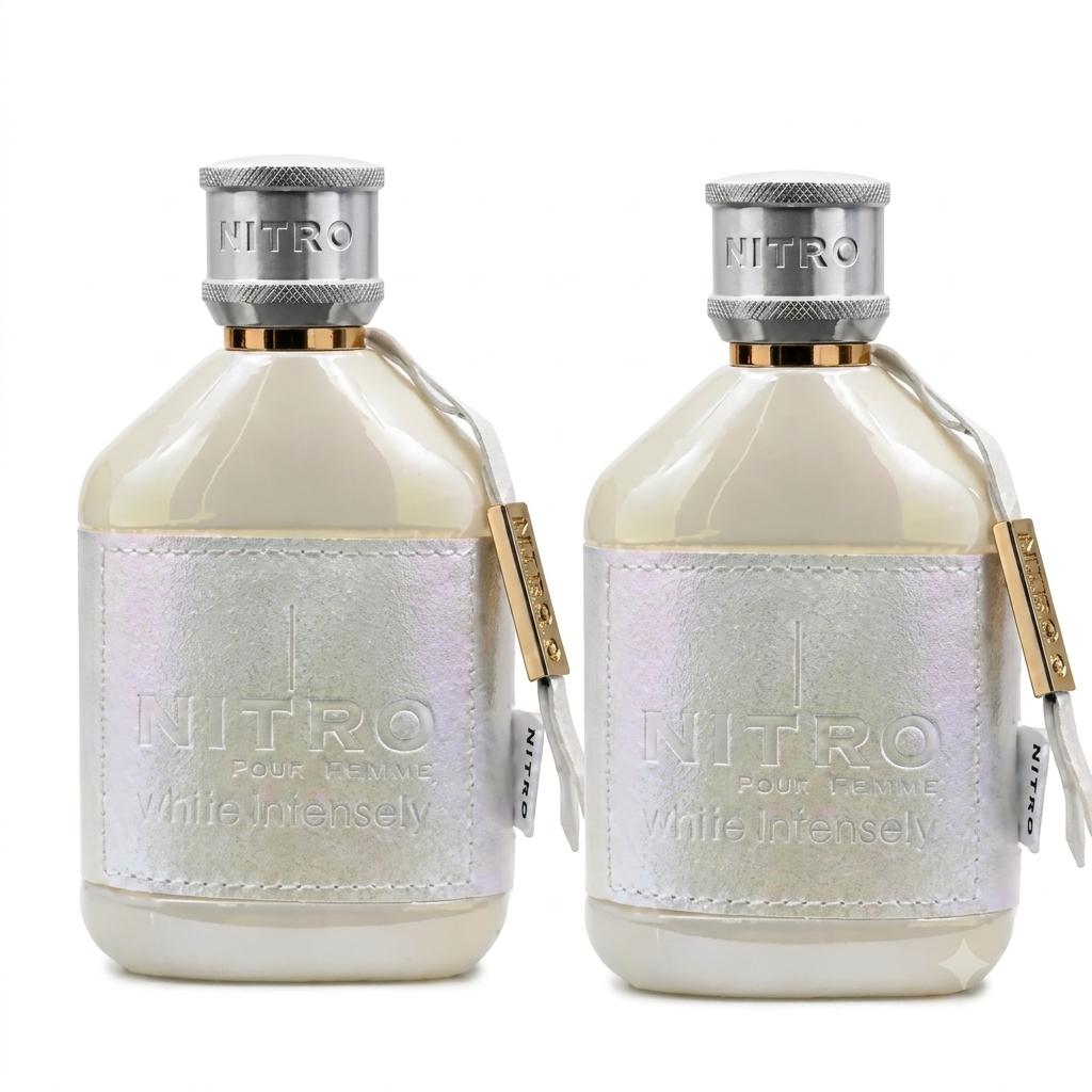 Dumont Nitro White Intensely Bundle For Unisex 3.4 Oz Extrait De Parfum Spray