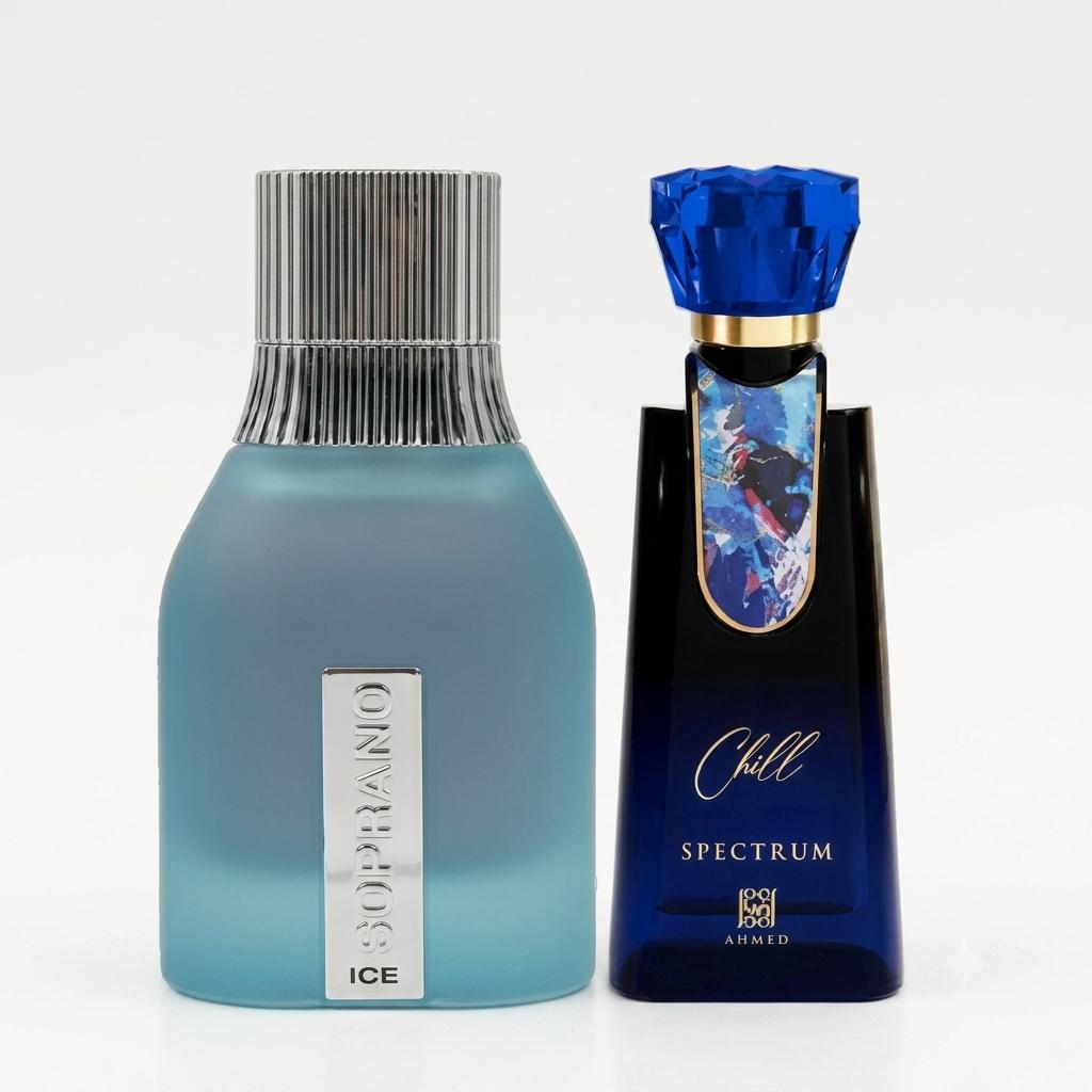 Dumont Soprano Ice 3.4 Oz + Ahmed Al Maghribi Spectrum Chill  3.4 Oz Bundle