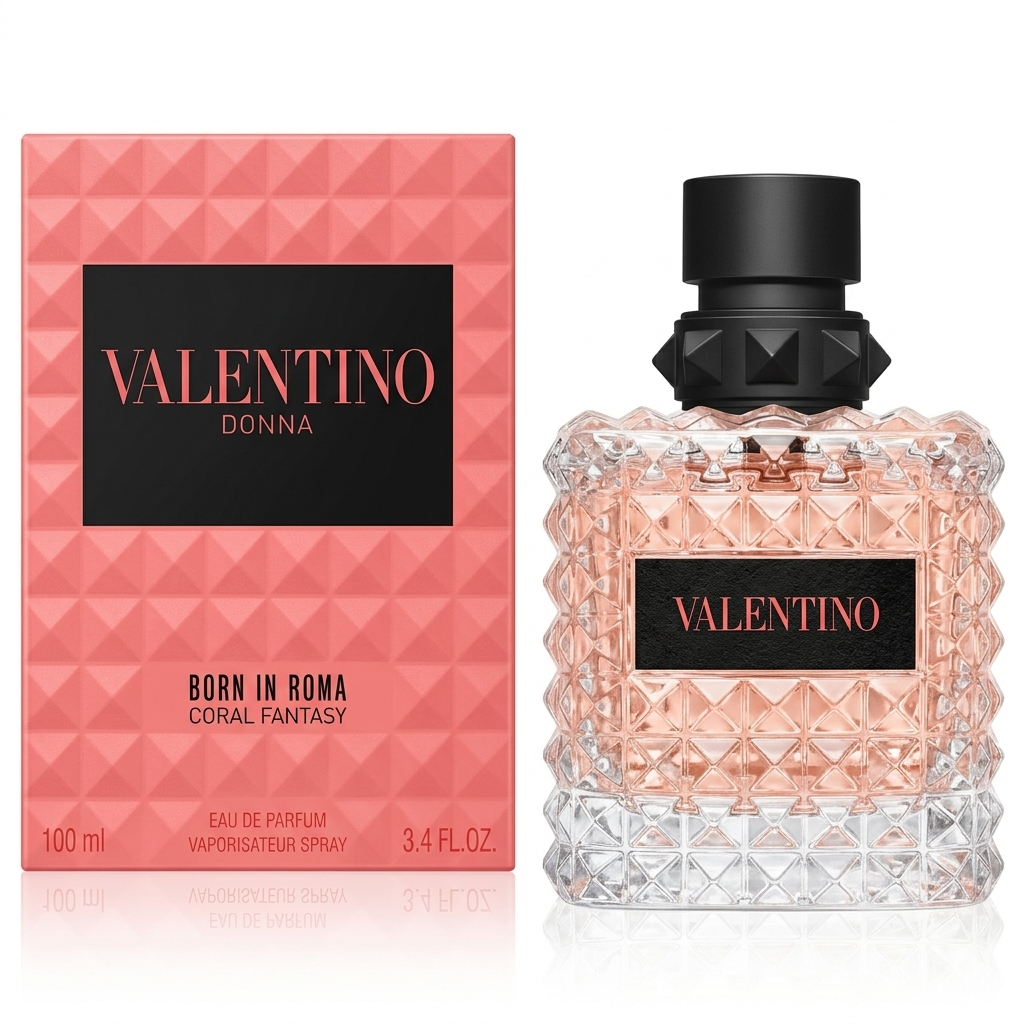 Valentino Donna Born In Roma Coral Fantasy For Women 3.4 Oz EDP Spray