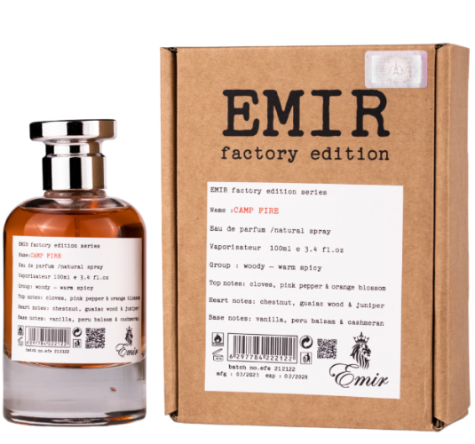 Paris Corner Emir Factory Edition Camp Fire Eau de Parfum — Unisex Fragrance | PerfumeBox