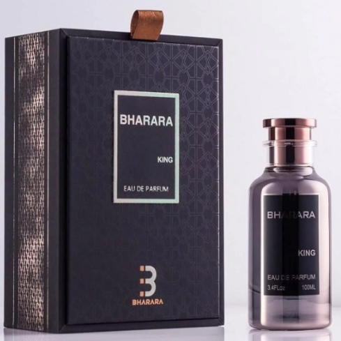 Bharara King Eau de Parfum 3.4 oz bottle with packaging box front view