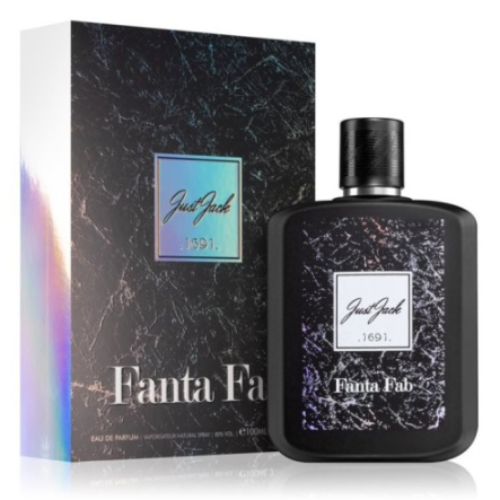 Armaf Just Jack Fanta Fab Eau De Parfum bottle with black marble box packaging and gradient label detail