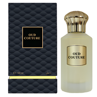 Ahmed Al Maghribi Oud Couture perfume bottle with black quilted box, 100ml