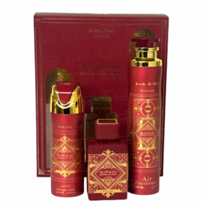 Lattafa Badee Al Oud Sublime 3 Piece Gift Set — Oriental Perfume | PerfumeBox