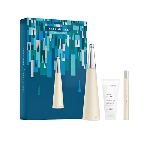 ISSEY MIYAKE L'Eau d'Issey 限定ギフトセット L'Eau D'Issey 3 Piece Gift Set For Women With 3.3 Oz EDT Spray +