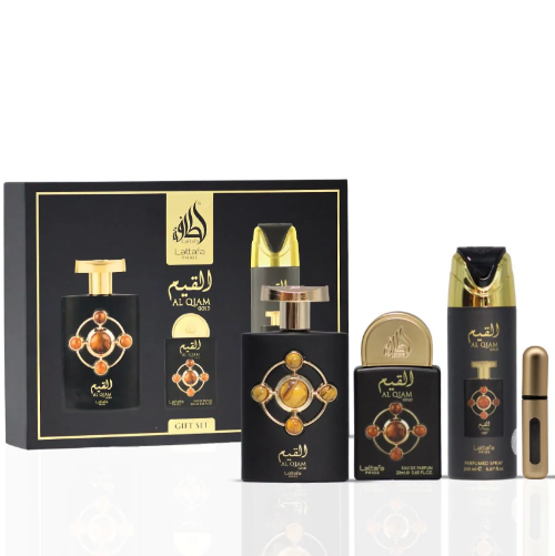 Lattafa Al Qiam Gold 3 Piece Gift Set