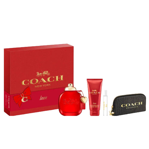 Coach New York Love 4 Piece Gift Set
