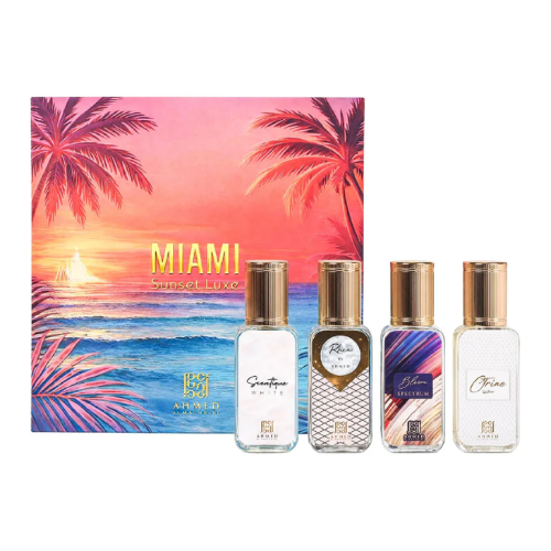 Ahmed Al Maghribi Miami Sunset Luxe 4 Piece Giftset