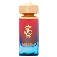 Paris Corner Khair Confection Eau de Parfum 3.4 oz pink and blue gradient bottle front view