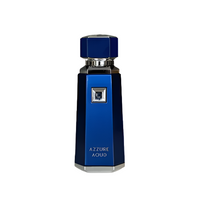 Fragrance World Azzure Aoud Eau De Parfum 3.4 Oz blue bottle front view