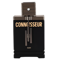 Armaf Connoisseur Man eau de parfum bottle with black base and brown cap