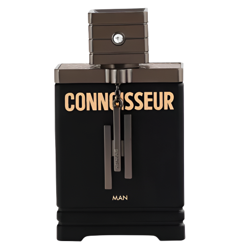 Armaf Connoisseur Man eau de parfum bottle with black base and brown cap