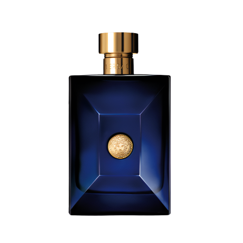 Versace Pour Homme Dylan Blue Eau de Toilette 3.4 oz dark blue bottle front view