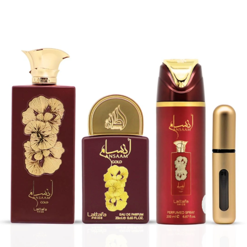 Lattafa Ansaam Gold 3 Piece Gift Set