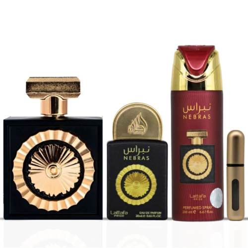 Lattafa Nebras 3 Piece Gift Set