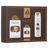 Lattafa Vintage Radio 3 Piece Gift Set Bottle — Buy Online | PerfumeBox