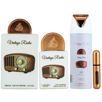 Lattafa Vintage Radio 3 Piece Gift Set — Oriental Perfume | PerfumeBox