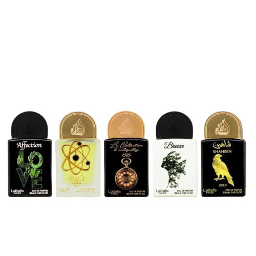 Lattafa #1 Collection 5 Piece Mini Gift Set