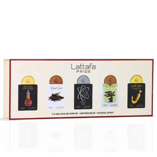 Lattafa #2 Collection 5 Piece Mini Gift Set With Artisian Ethnique