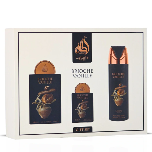 Lattafa Pride Brioche Vanille 3 Piece Gift Set