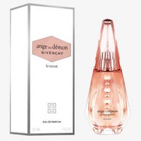 Ange Ou Demon Le Secret Eau De Parfum bottle with box, rose-tinted glass and coral packaging, 30 ml size