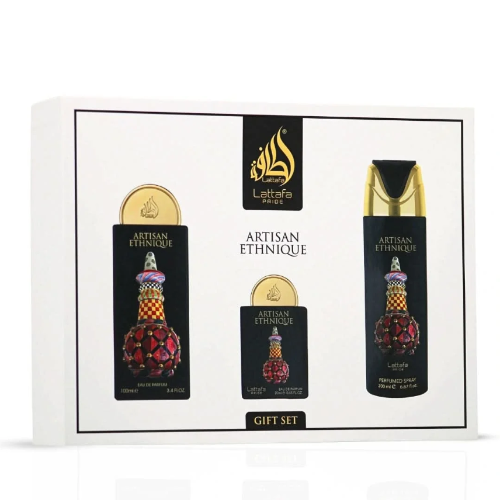Lattafa Artisan Ethnique 3 Piece Giftset