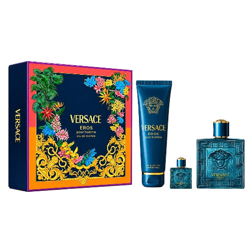 Versace Eros 3 Piece Gift Set