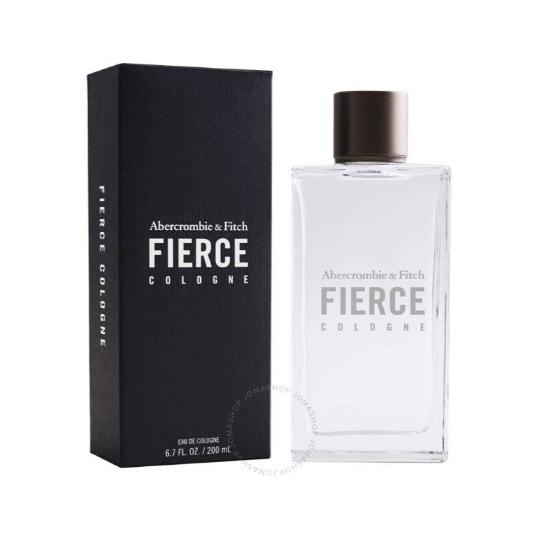 Abercrombie & Fitch Fierce cologne bottle with black box packaging