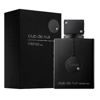 Armaf Club De Nuit black fragrance bottle with box and chain pendant charm