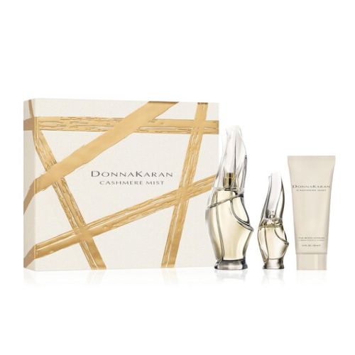 Donna Karan Cashmere Mist 3 Piece Gift Set With 3.4 Oz EDP + 0.5