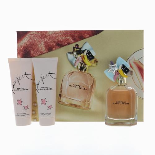 Marc Jacobs Perfect 3 Piece Gift Set with packaging box front view