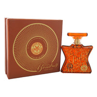 Bond No. 9 Amber fragrance bottle in orange with brown box packaging