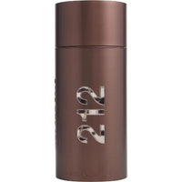 212 Sexy brown cylindrical bottle with metallic logo text