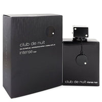 Armaf Club De Nuit Intense black fragrance bottle with matching box packaging