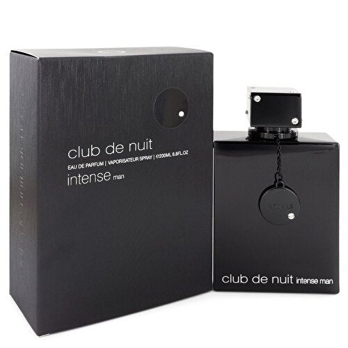 Armaf Club De Nuit Intense black fragrance bottle with matching box packaging