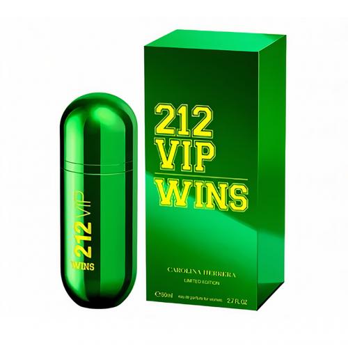 212 VIP Wins green fragrance bottle and box set by Carolina Herrera