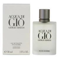 Acqua Di Gio perfume bottle display
