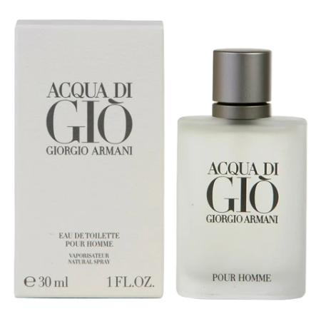 Acqua Di Gio perfume bottle display