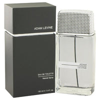 Adam Levine Eau De Toilette 100ml bottle with black box packaging displayed together